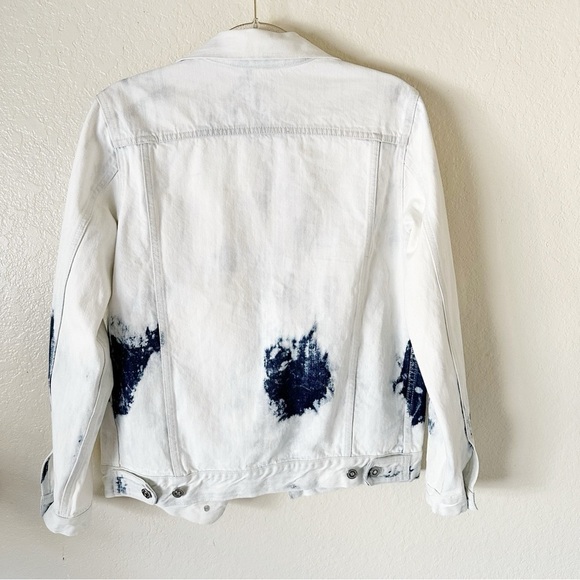 Authentic CHRISTIAN DIOR 2020 Printed Denim Jacket size 4 - Picture 11 of 13